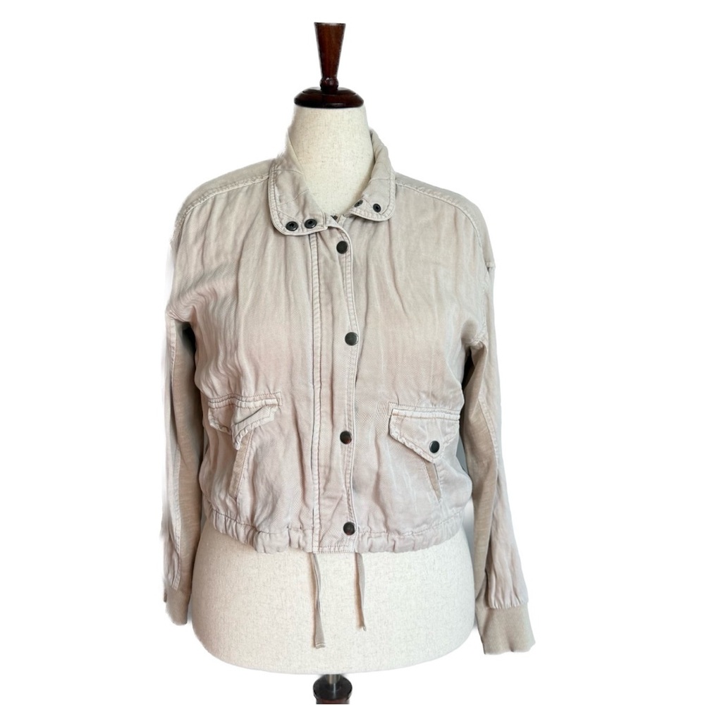 Splendid Oatmeal Utility Jacket